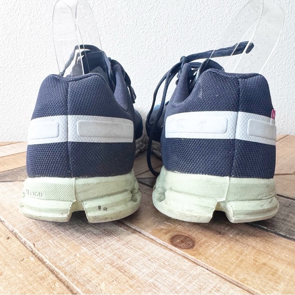 On Clouds Men's Navy and Light Blue Shoes - Picture 11 of 16